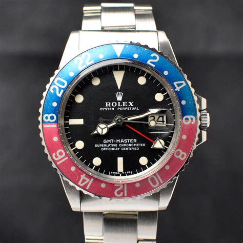 rolex blue and red dial|Rolex with red face.